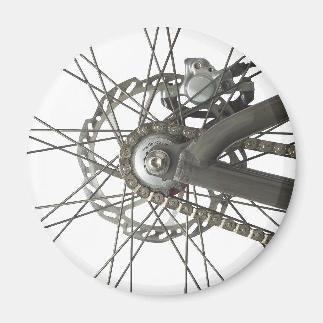 Magnet with Bicycle Back Wheel (Front)