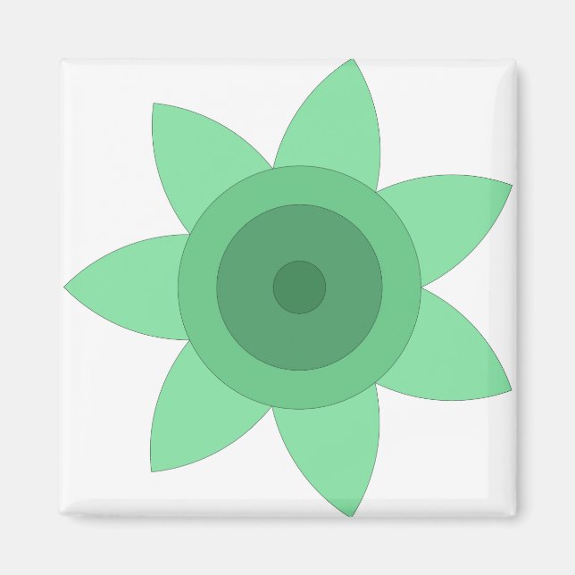 Magnet with creative art of flower (Front)