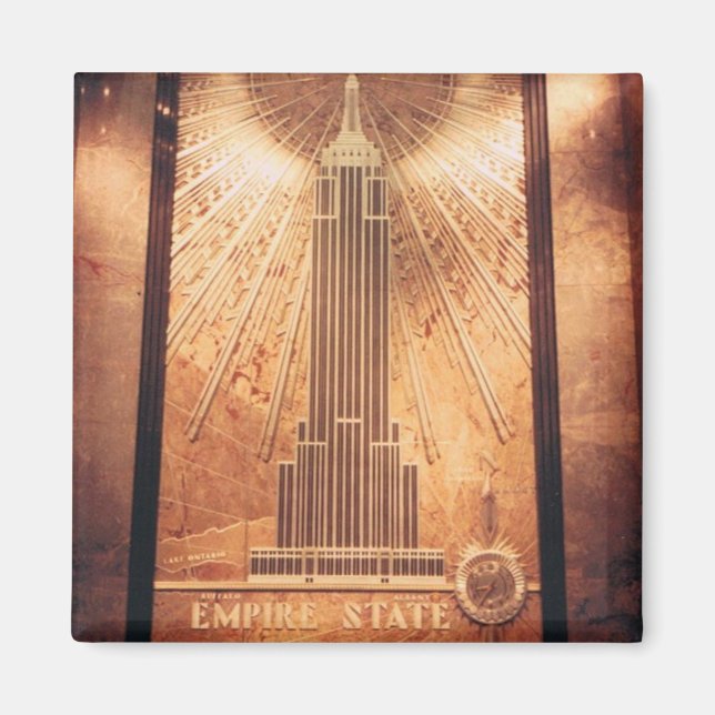 Magnet with Empire State Plaque (Front)