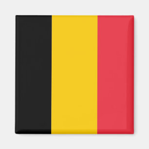 Magnet with Flag of Belgium