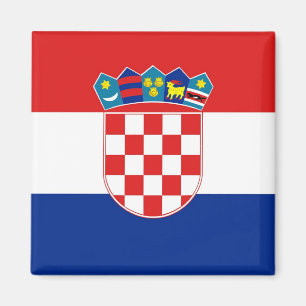 Magnet with Flag of Croatia