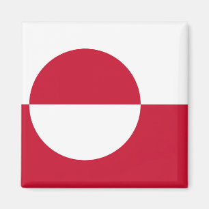 Magnet with Flag of Greenland