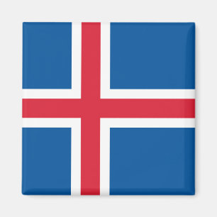 Magnet with Flag of Iceland