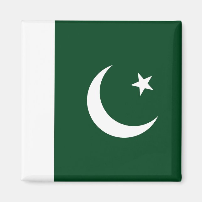 Magnet with Flag of Pakistan (Front)
