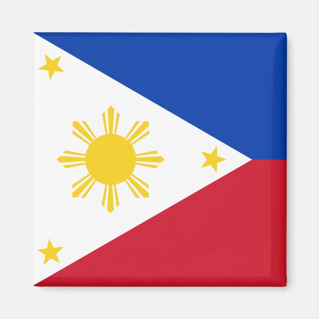 Magnet with Flag of Philippines (Front)