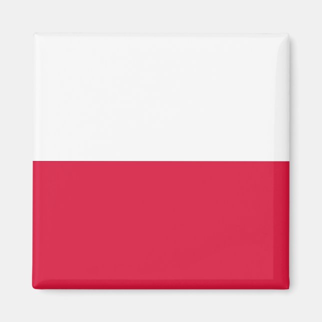 Magnet with Flag of Poland (Front)