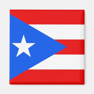 Magnet with Flag of Puerto Rico - USA