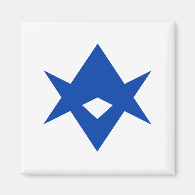 Magnet with Flag of Toyota City (Front)