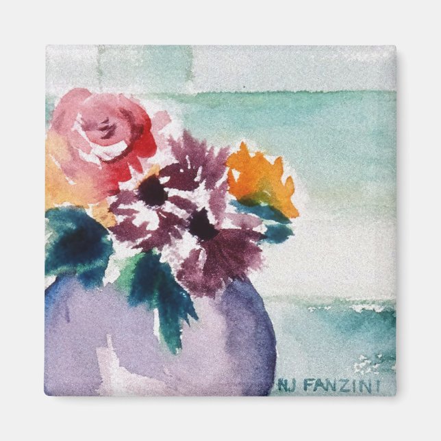 MAGNET WITH FLOWERS (Front)