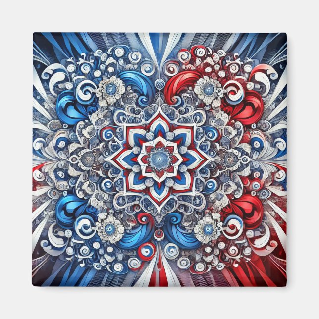 Magnet with French Colours Design (Front)