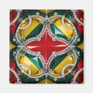 Magnet with Los Angeles Colours Design