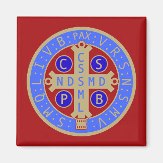 Magnet with Medal of St. Benedict
