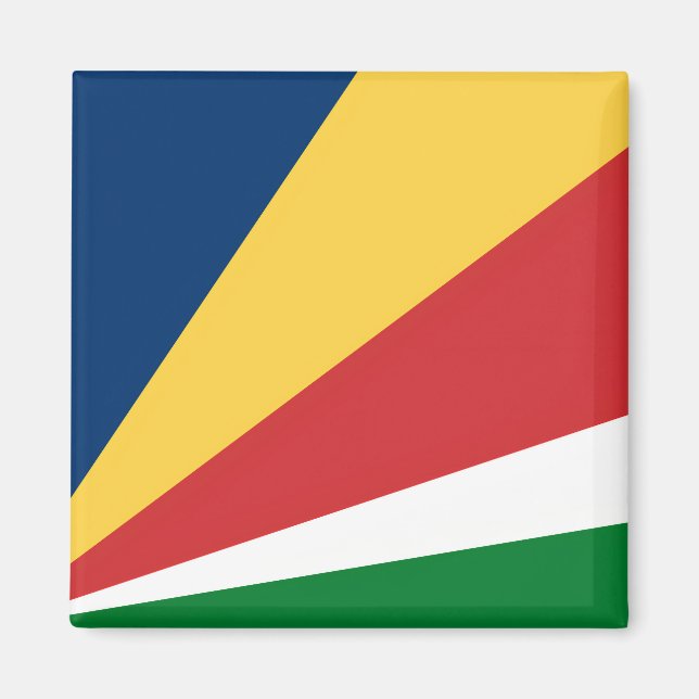 Magnet with Seychelles Colours Design (Front)