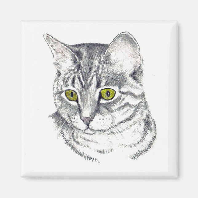 MAGNET WITH TIGER CAT (Front)