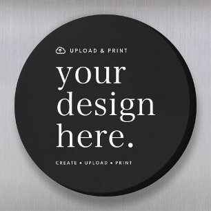 Magnet Your Design Upload 3" Round