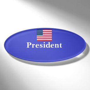 Magnetic Badge - President