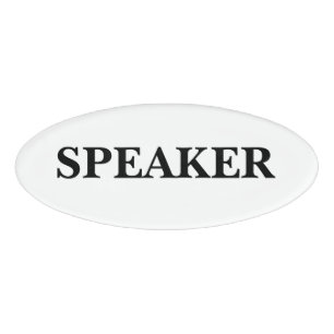 Magnetic Badge - Speaker