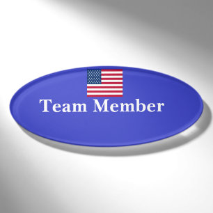 Magnetic Badge - Team Member
