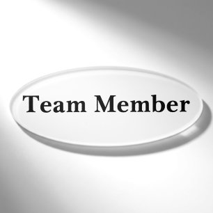 Magnetic Badge - Team Member