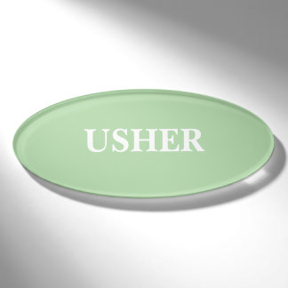 Magnetic Badge - USHER