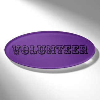 Magnetic Badge - Volunteer