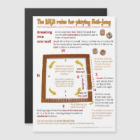 Magnetic BMJA rules – Breaking into one wall