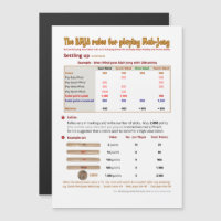 Magnetic BMJA rules – Settling up (2)
