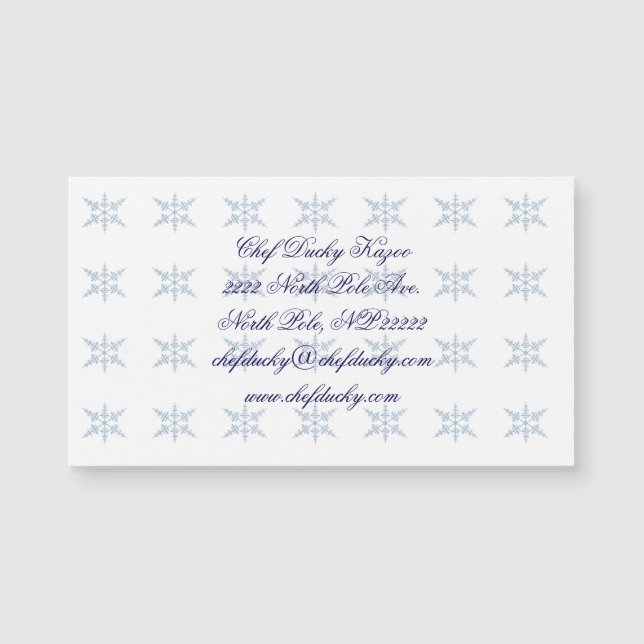 magnetic business card (Front)