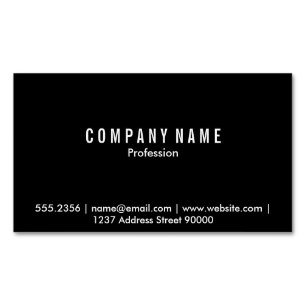 Magnetic Business Card (black)