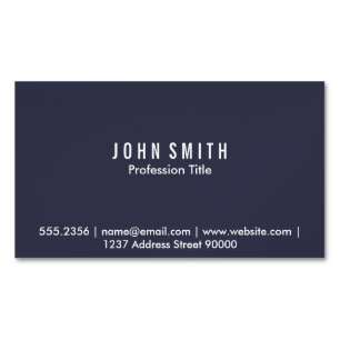 Magnetic Business Card (deep blue)