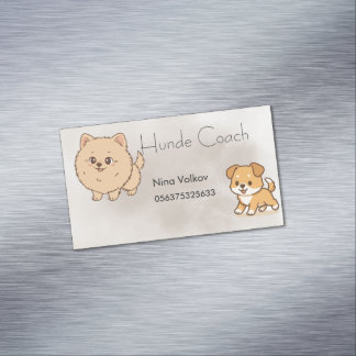 Magnetic Business Card Dog Trainer
