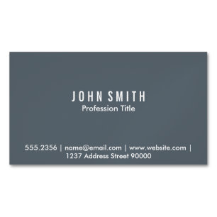 Magnetic Business Card (grey)