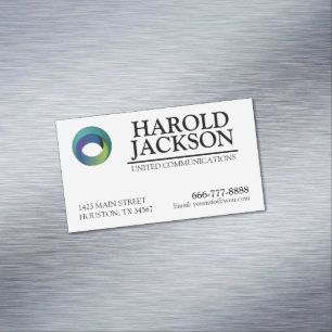 Magnetic Business Card With Logo