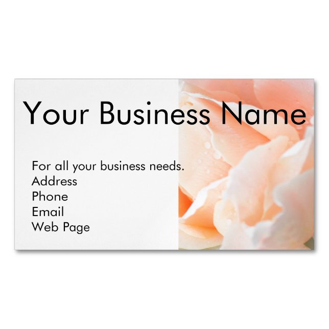 Magnetic Business Cards - Self Promotion (Front)