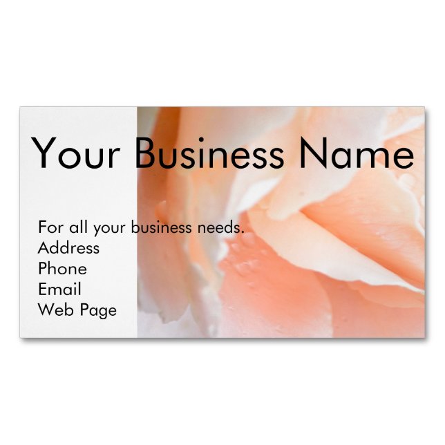 Magnetic Business Cards - Self Promotion (Front)