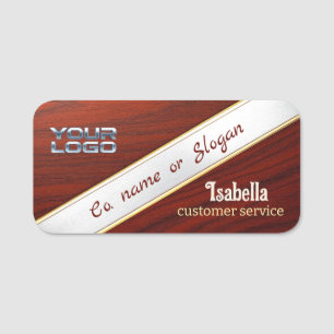 Magnetic Business Employee Job Title Name Tag