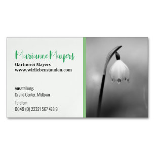 Magnetic Business Gardening Magnetic Business Card