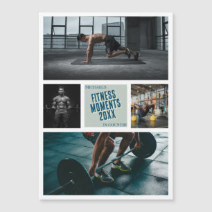 Magnetic card Create your own fitness photo card