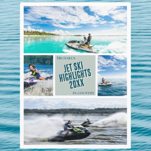Magnetic card Create your own jet ski photo card