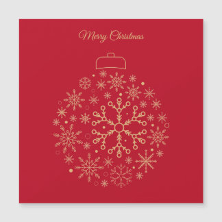 Magnetic card Merry Christmas