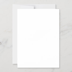 Magnetic Card,  Size: 5" x 7", Envelopes: White Invitation