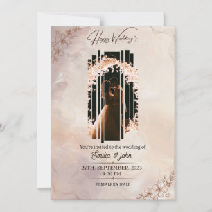 Magnetic Card,  Size: 5" x 7", Envelopes: White Magnetic Invitation
