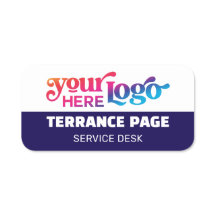 Magnetic Company Business Logo Employee Name Tags