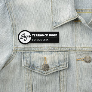 Magnetic Company Business Logo Employee Name Tags