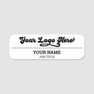 Magnetic Company Employee Name Tag