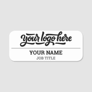 Magnetic Company Employee Name Tag