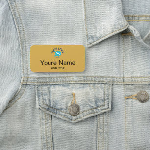 Magnetic Company Employee Name Tag