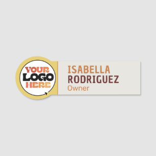 Magnetic Company Employee Staff Personalise Custom Name Tag