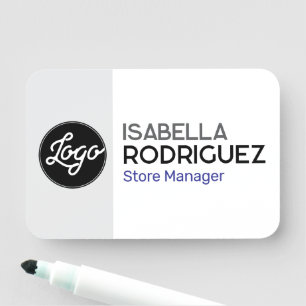 Magnetic Company Employee Staff Personalize Custom Name Tag