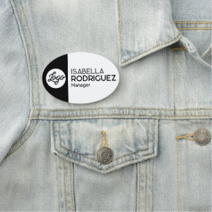 Magnetic Company Employee Staff Personalize Custom Name Tag
